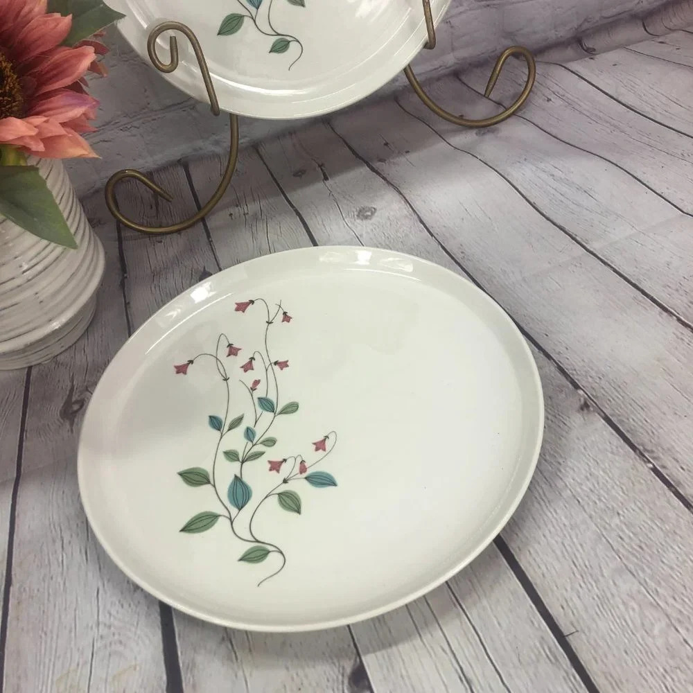 vintage Winsome by Franciscan set of two dinner plates cottagecore floral - Picture 2 of 7